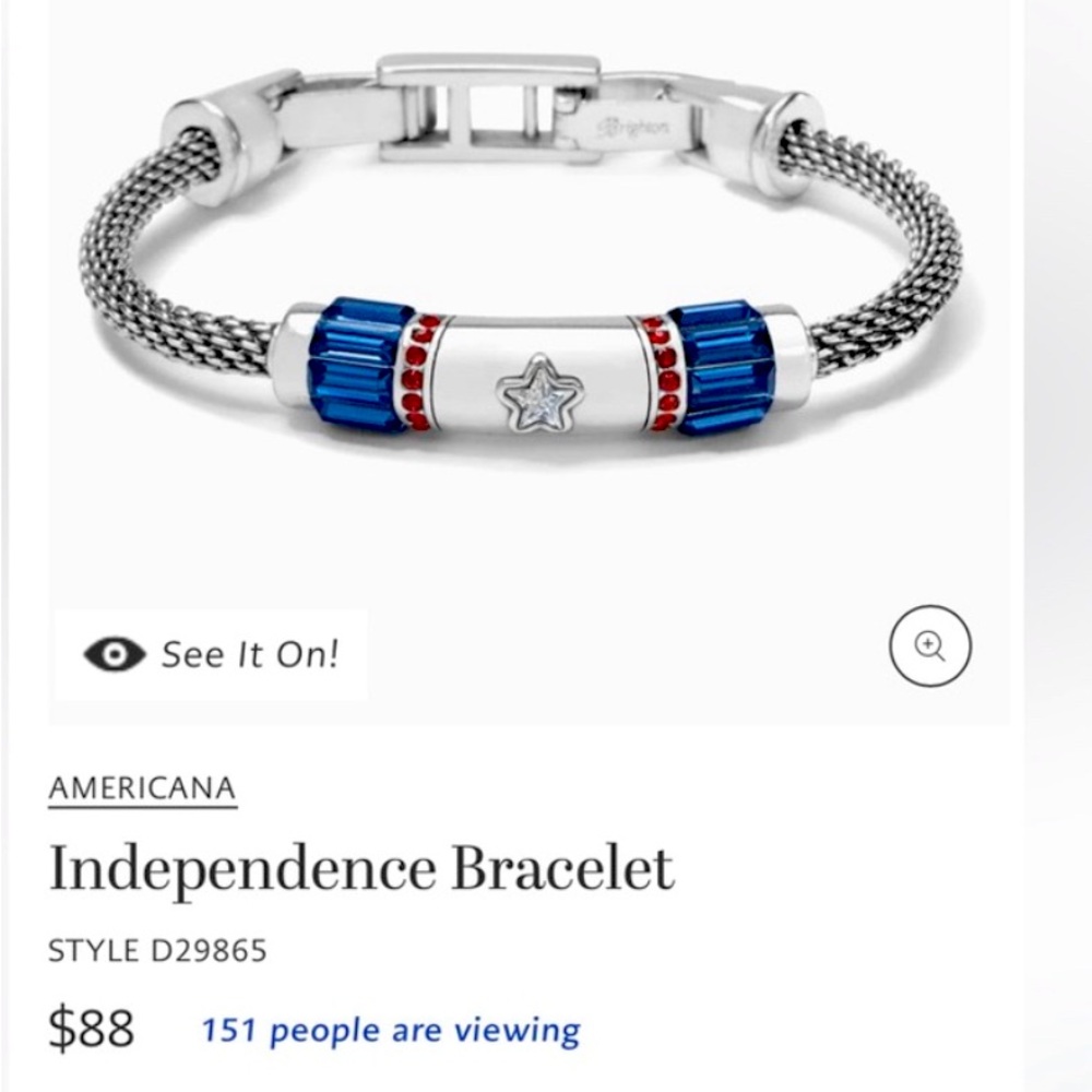 Brighton Independence bracelet NWOT